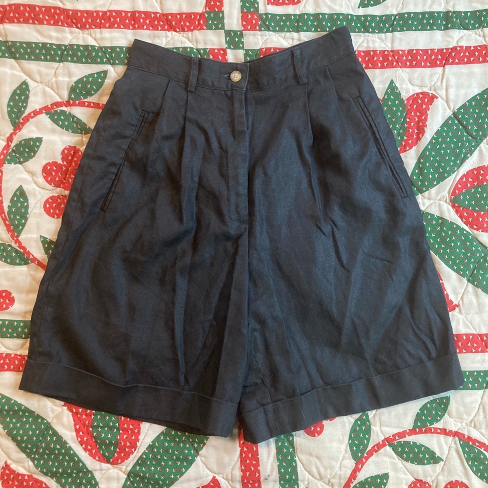 Vintage linen shorts